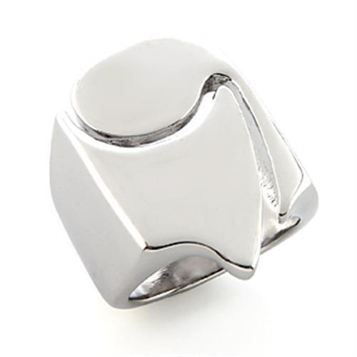 JCE192-9 Rhodium White Metal Ring with No Stone-9